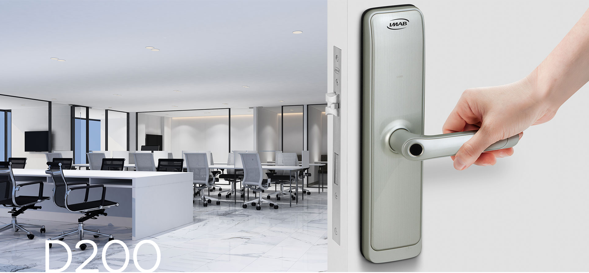 Fechadura Inteligente IMAB D200 com gateway - Casa das chaves e fechaduras