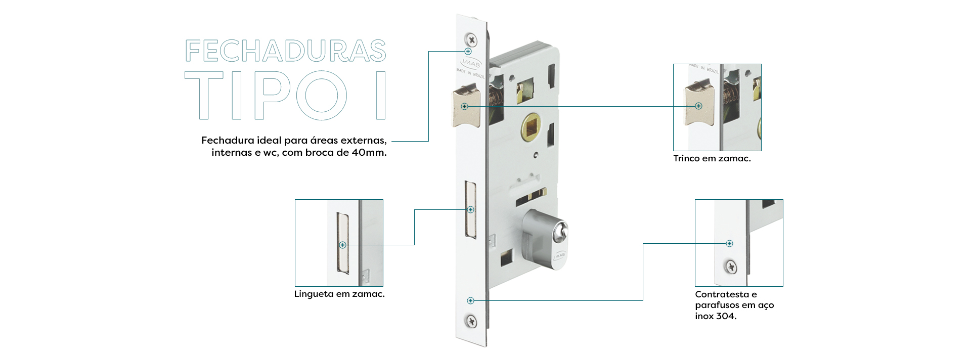 Fechadura Tipo I