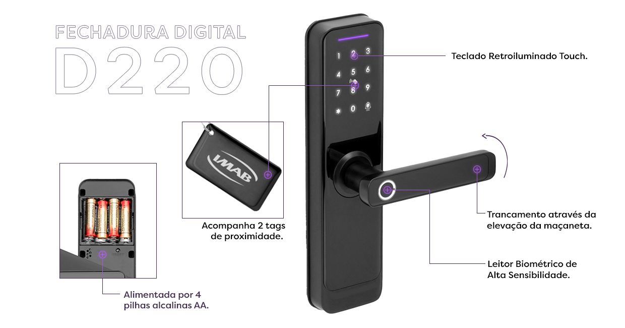 Fechadura Digital D220