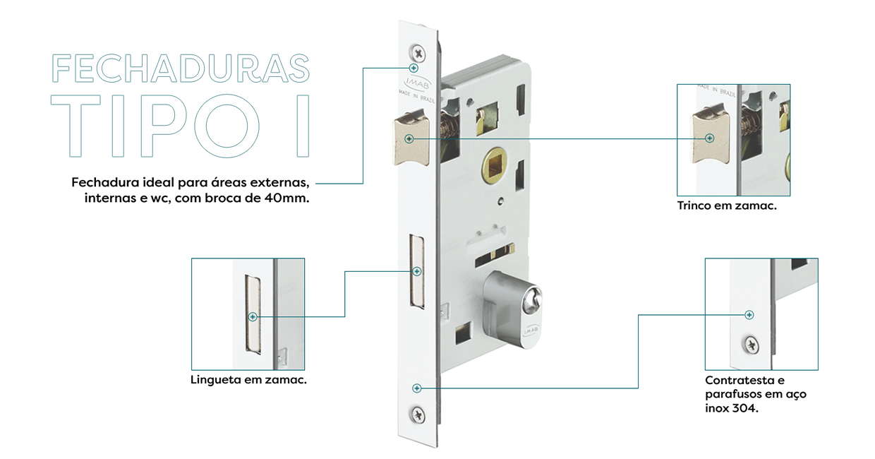 Fechadura Tipo I